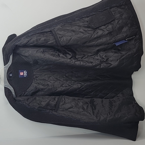 CHAPS Charcoal Gray Wool Coat - Picture 5 of 12